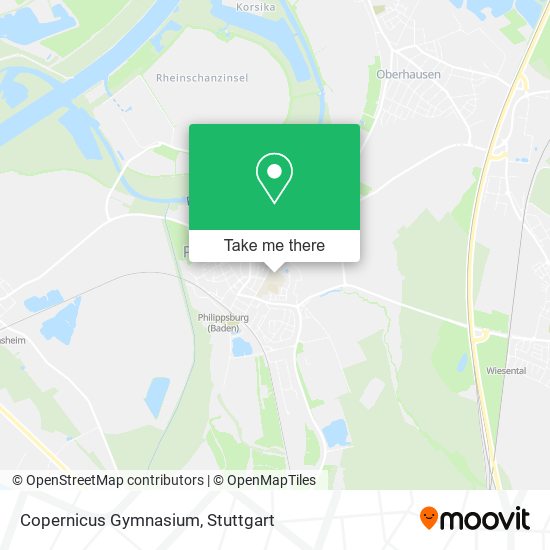 Copernicus Gymnasium map