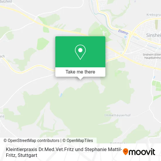 Карта Kleintierpraxis Dr.Med.Vet.Fritz und Stephanie Mattil-Fritz