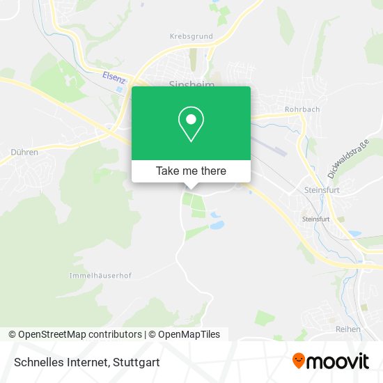 Schnelles Internet map