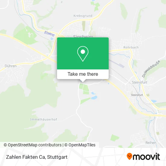 Карта Zahlen Fakten Ca