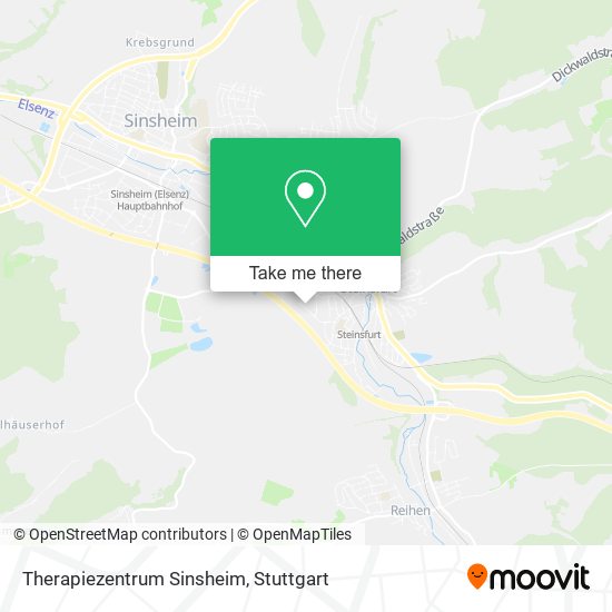 Therapiezentrum Sinsheim map
