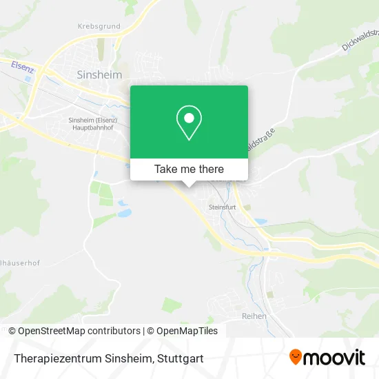 Карта Therapiezentrum Sinsheim