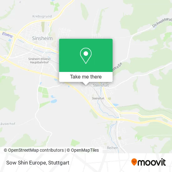 Карта Sow Shin Europe
