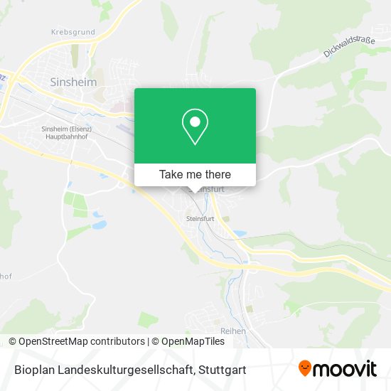 Bioplan Landeskulturgesellschaft map