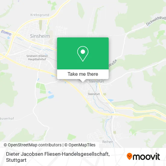 Карта Dieter Jacobsen Fliesen-Handelsgesellschaft