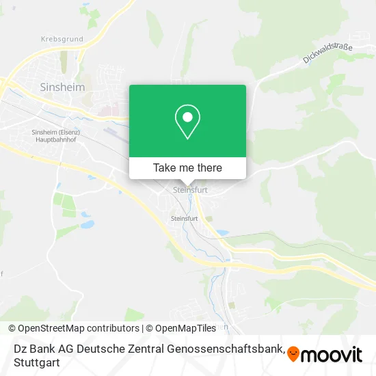 Карта Dz Bank AG Deutsche Zentral Genossenschaftsbank