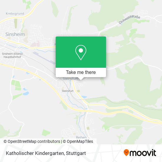 Katholischer Kindergarten map