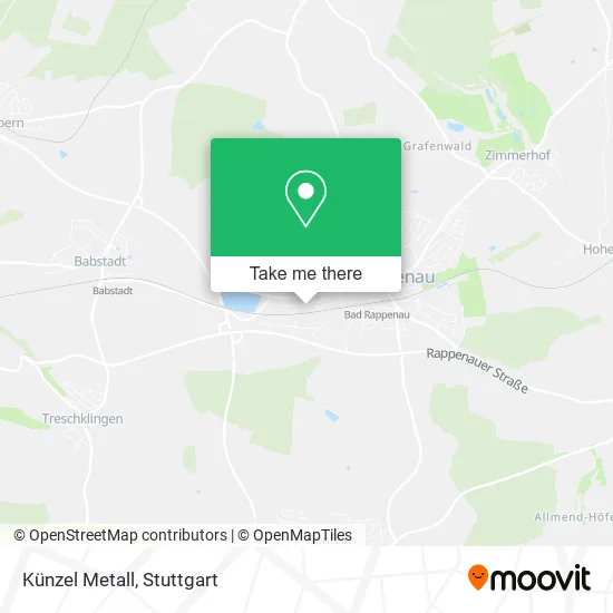 Карта Künzel Metall