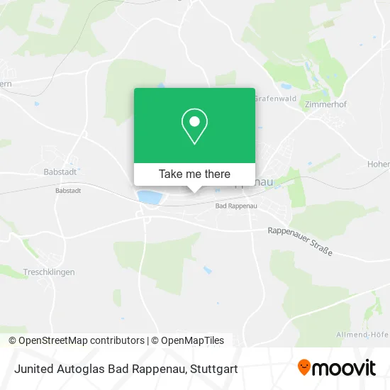 Карта Junited Autoglas Bad Rappenau