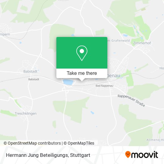 Hermann Jung Beteiligungs map