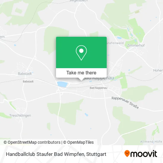 Карта Handballclub Staufer Bad Wimpfen