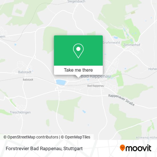 Forstrevier Bad Rappenau map