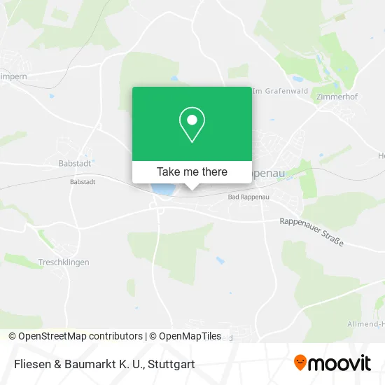 Карта Fliesen & Baumarkt K. U.