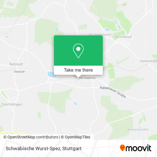 Карта Schwäbische Wurst-Spez