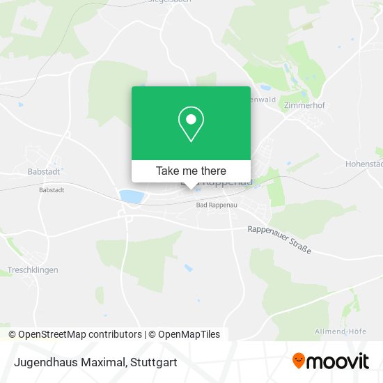 Карта Jugendhaus Maximal