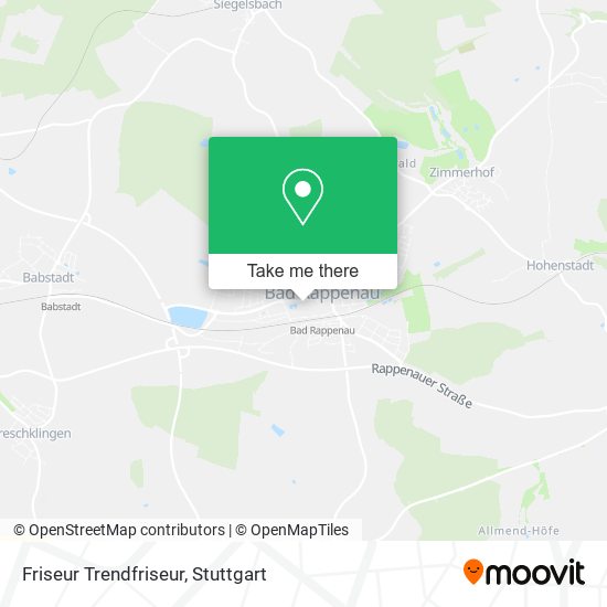 Friseur Trendfriseur map