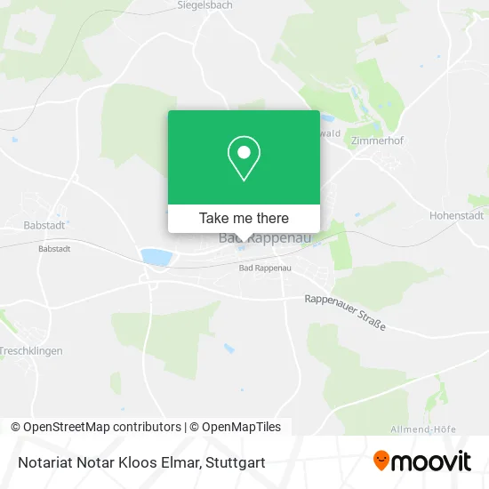 Карта Notariat Notar Kloos Elmar