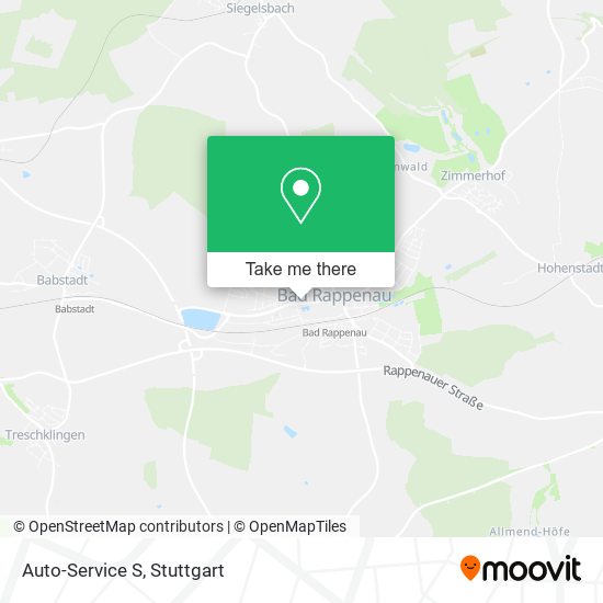 Auto-Service S map