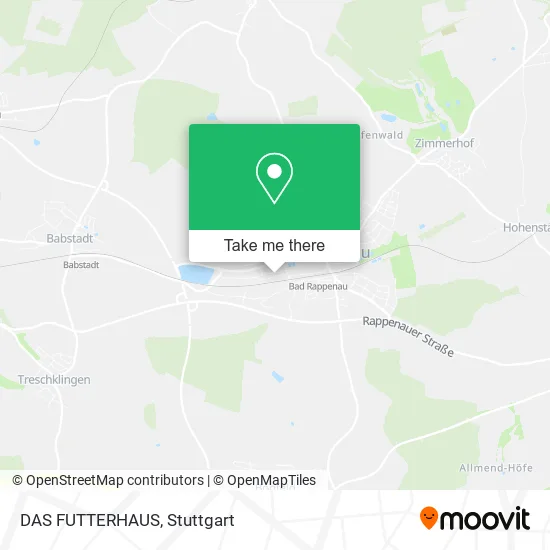 Карта DAS FUTTERHAUS