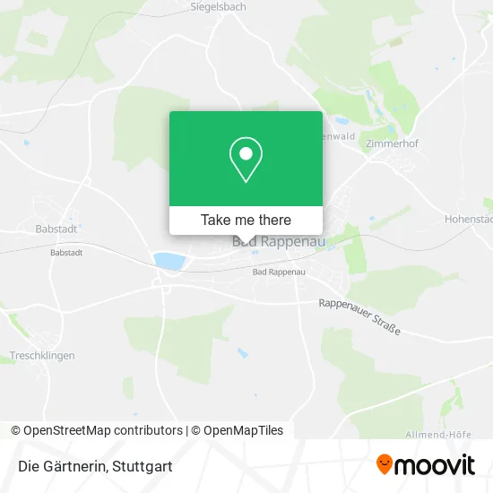 Карта Die Gärtnerin