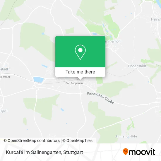 Карта Kurcafé im Salinengarten