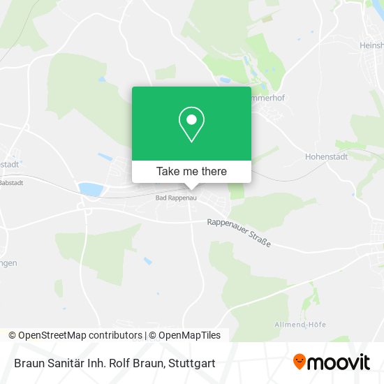 Braun Sanitär Inh. Rolf Braun map