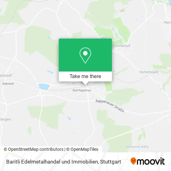 Карта Baritli Edelmetalhandel und Immobilien