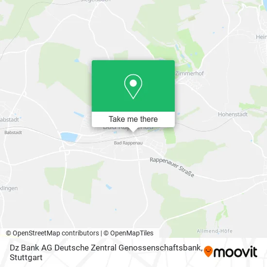 Карта Dz Bank AG Deutsche Zentral Genossenschaftsbank