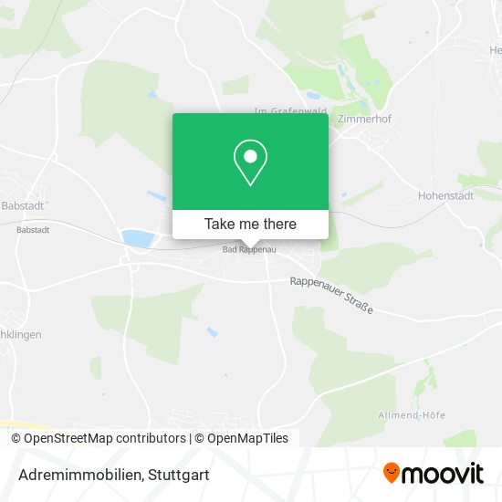 Adremimmobilien map