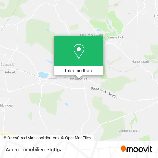 Карта Adremimmobilien