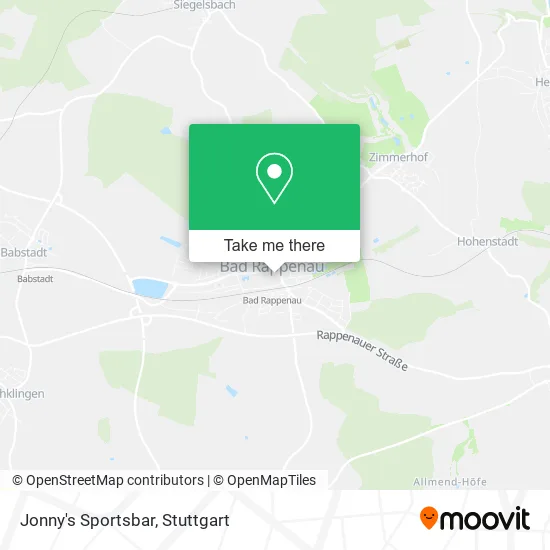 Карта Jonny's Sportsbar