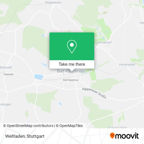 Карта Weltladen