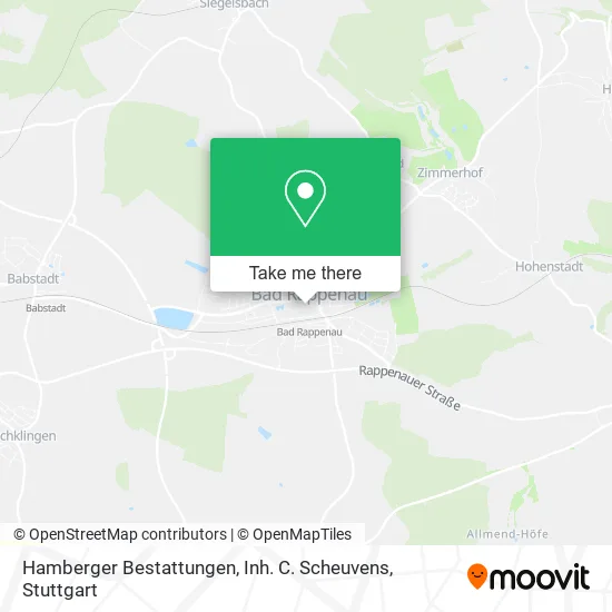 Карта Hamberger Bestattungen, Inh. C. Scheuvens