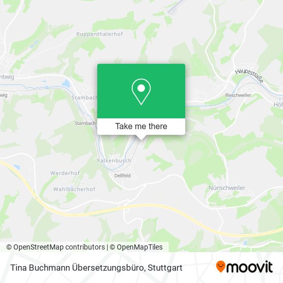 Tina Buchmann Übersetzungsbüro map