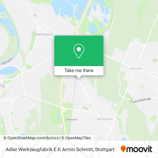 Карта Adler Werkzeugfabrik E.K Armin Schmitt