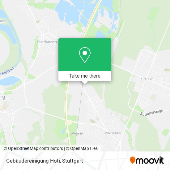 Gebäudereinigung Hoti map