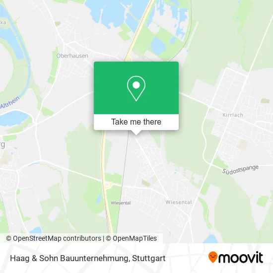 Карта Haag & Sohn Bauunternehmung