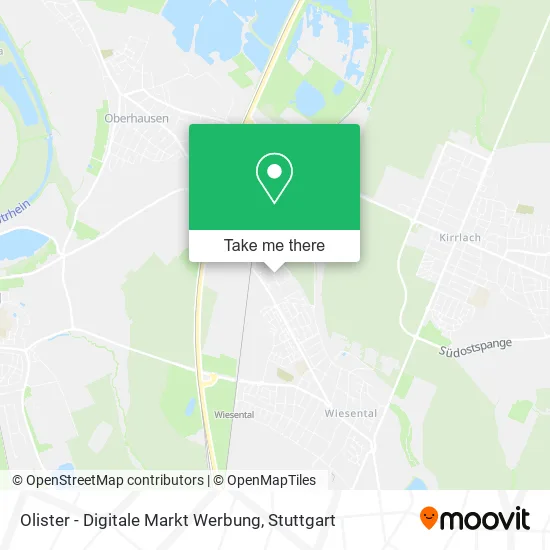 Карта Olister - Digitale Markt Werbung