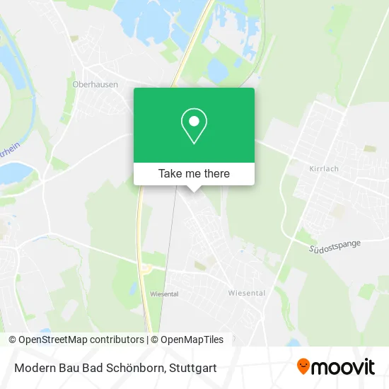 Карта Modern Bau Bad Schönborn