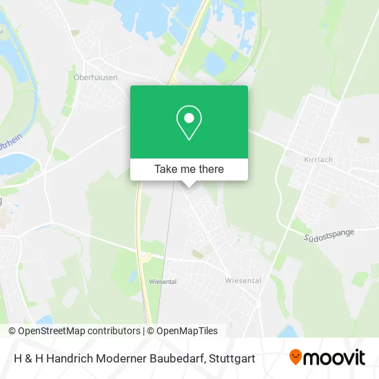 Карта H & H Handrich Moderner Baubedarf