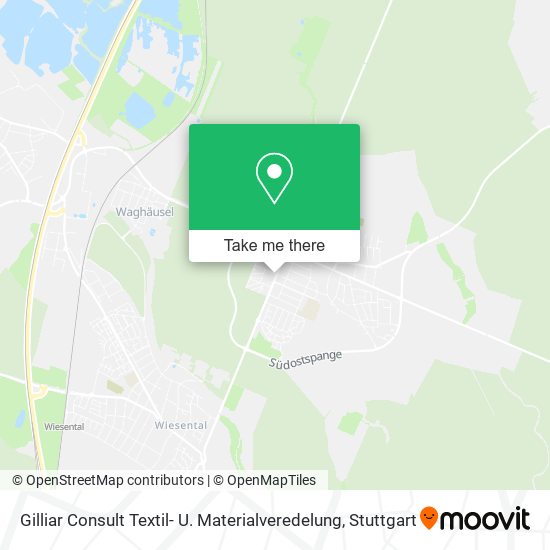Карта Gilliar Consult Textil- U. Materialveredelung