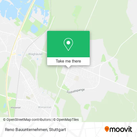 Reno Bauunternehmen map