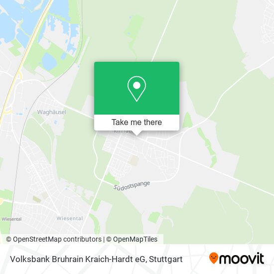 Volksbank Bruhrain Kraich-Hardt eG map