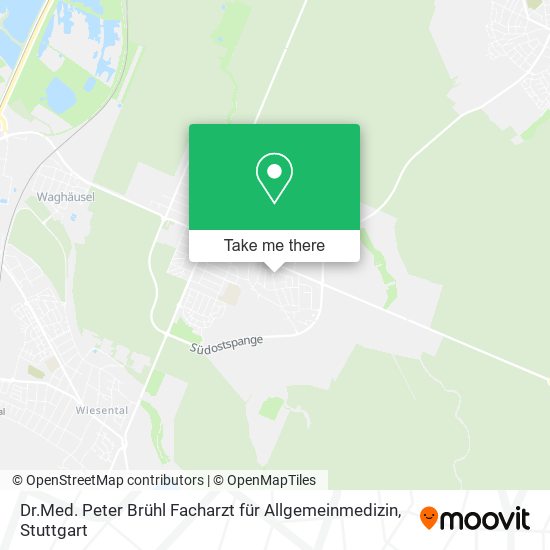 Dr.Med. Peter Brühl Facharzt für Allgemeinmedizin map