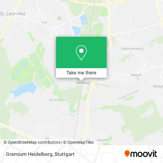 Карта Gremium Heidelberg