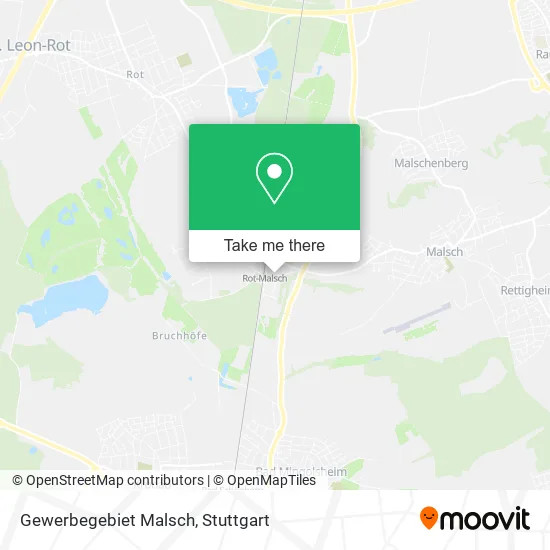Карта Gewerbegebiet Malsch