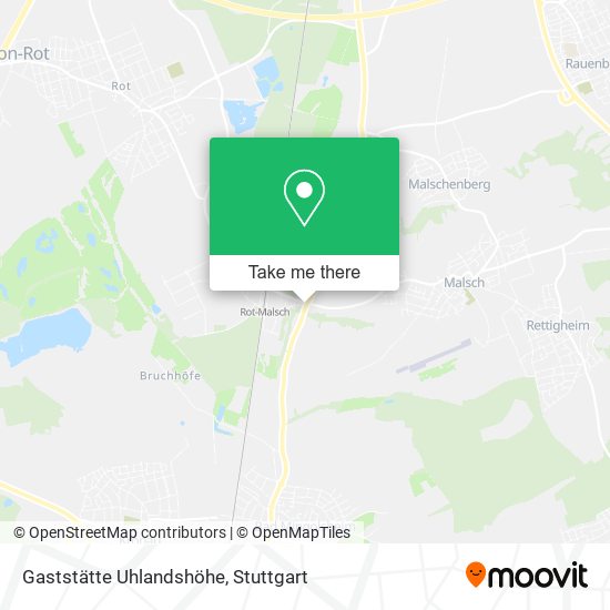 Gaststätte Uhlandshöhe map