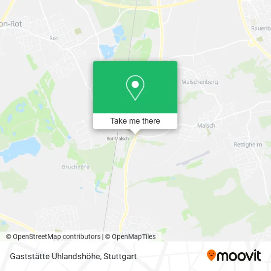 Карта Gaststätte Uhlandshöhe