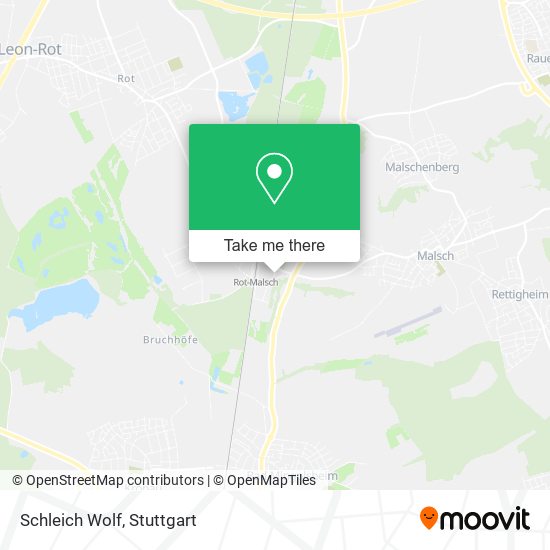 Schleich Wolf map