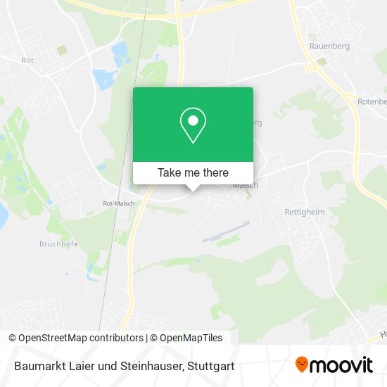 Baumarkt Laier und Steinhauser map